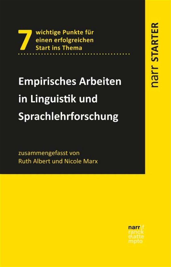 Cover for Albert · Empirisches Arbeiten in Linguist (Bok)