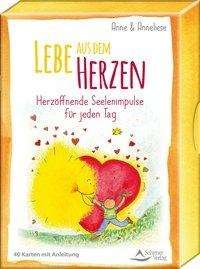 Cover for Anne Brandt · Lebe aus dem Herzen. Herzöffnende Seelenimpulse für jeden Tag (KARTENSPIEL) (2019)