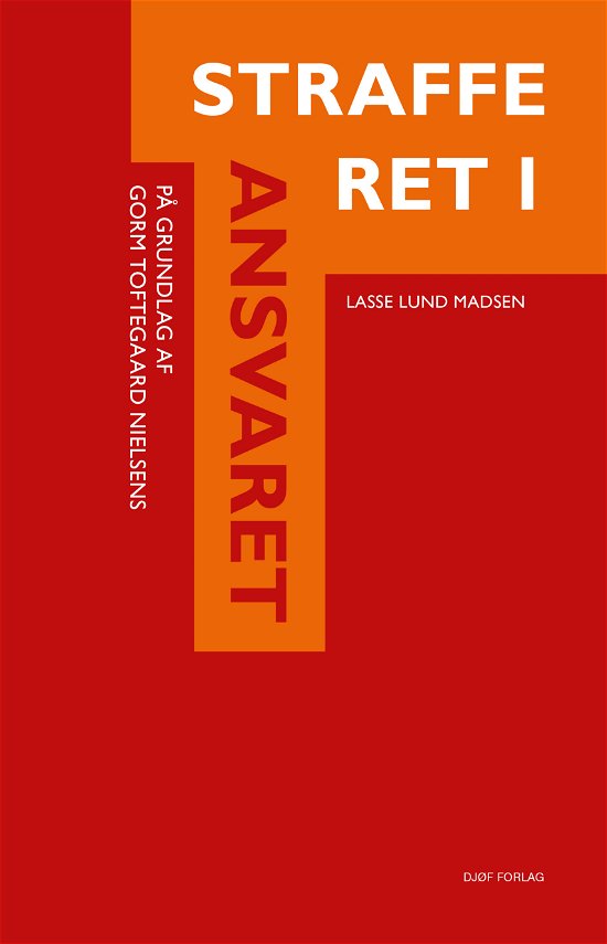 Cover for Af Lasse Lund Madsen · Strafferet 1 (Taschenbuch) [6. Ausgabe] (2020)