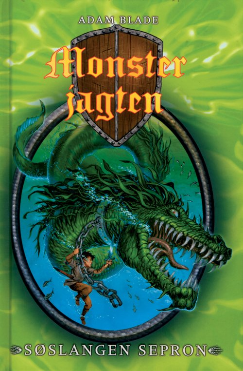 Cover for Adam Blade · Monsterjagten: Søslangen Sepron Monsterjagten bind 2 (Indbundet Bog) [1. udgave] [Indbundet] (2008)