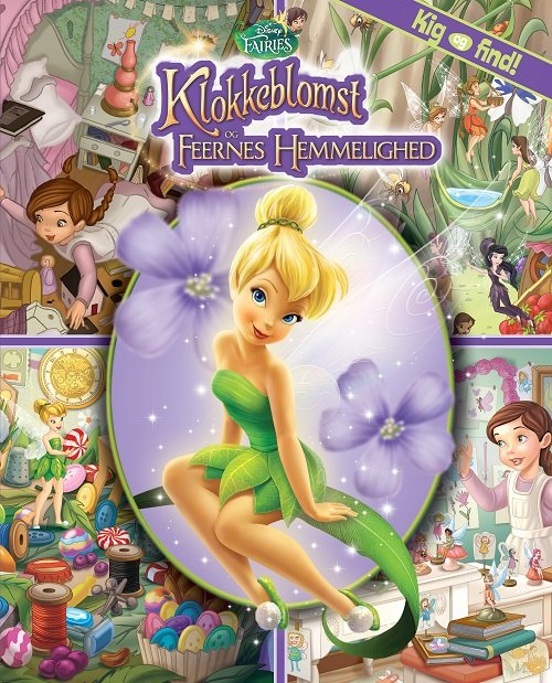 Cover for Kig &amp; Find: Disney Kig &amp; Find Klokkeblomst (Inbunden Bok) (2018)