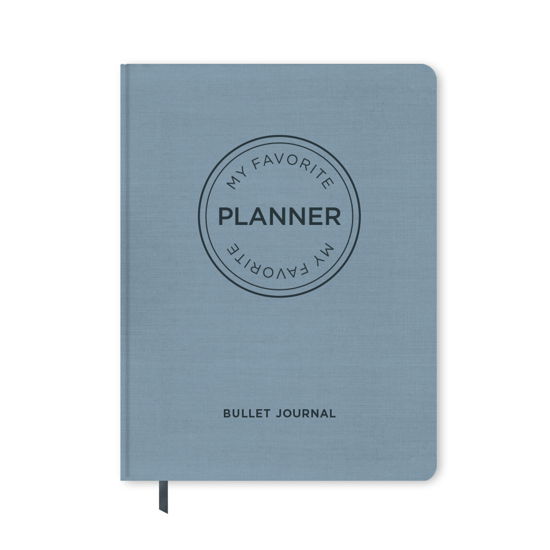 Cover for Forlaget Aronsen · MY FAVORITE PLANNER by ARONSEN: MY FAVORITE PLANNER Bullet Journal / Blågrå (Hardcover Book) [1st edition] (2022)