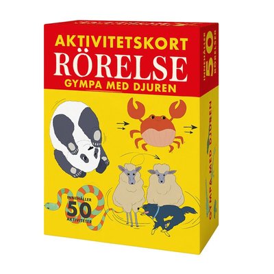 Cover for Aktivitetskort: rörelse (Book) (2021)