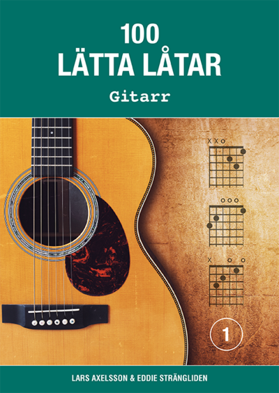Cover for 100 lätta låtar gitarr 1 (Paperback Bog) (2025)