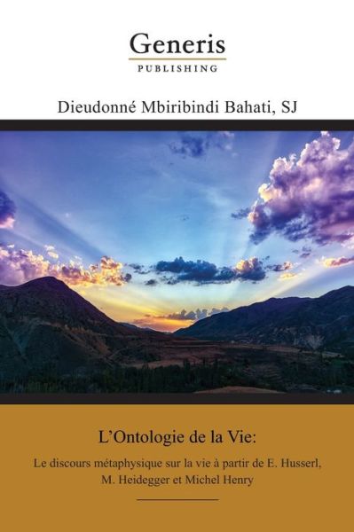 Cover for Dieudonné Mbiribindi · L'Ontologie de la Vie (Pocketbok) (2020)
