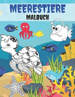 Cover for Kr Colins · Meerestiere Malbuch (Pocketbok) (2020)