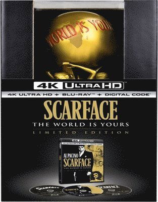 Cover for Scarface (Blu-ray) [Collectible Statue The World Is Yours Limited edition] (2019)