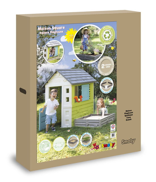 Cover for Smoby · Smoby Square Speelhuis met Zandbak (Zabawki)