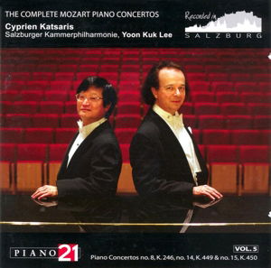 Cover for Mozart / Katsaris / Salzburg Chamber Po / Lee · Complete Piano Concertos 5 (CD) (2009)