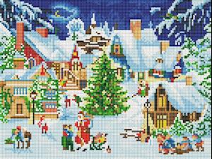 Cover for Zauberhaftes Winterdorf Diamond Painting Adventskalender (N/A)