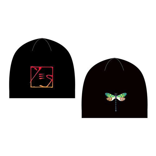 Cover for Yes · Yes Unisex Beanie Hat: Dragonfly (TØJ) [Black - Unisex edition]