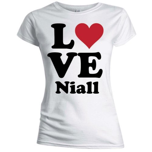 Cover for One Direction · One Direction Ladies T-Shirt: Love Niall (Skinny Fit) (T-shirt) [size S] [White - Ladies edition]
