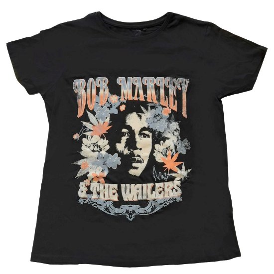 Bob Marley Ladies T-Shirt: & The Wailers (20) - Bob Marley - Koopwaar -  - 5056561036281 - 