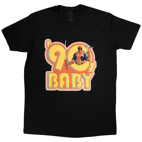 Marvel Comics Unisex T-Shirt: Deadpool '90s Baby - Marvel Comics - Merchandise -  - 5056737257281 - 