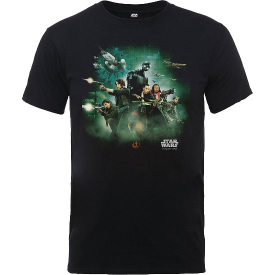 Cover for Rock Off · Star Wars: Rogue One Poster Black (T-Shirt Bambino 5/6 Anni) (N/A) [size S] [Black - Kids edition]