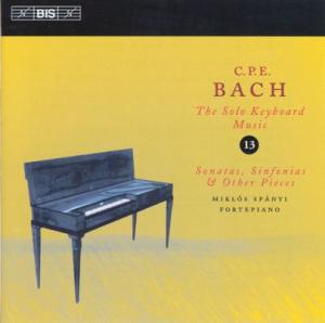 Solo Keyboard Music 13 - Bach,c.p.e. / Spanyi - Musique - Bis - 7318590013281 - 29 mars 2005