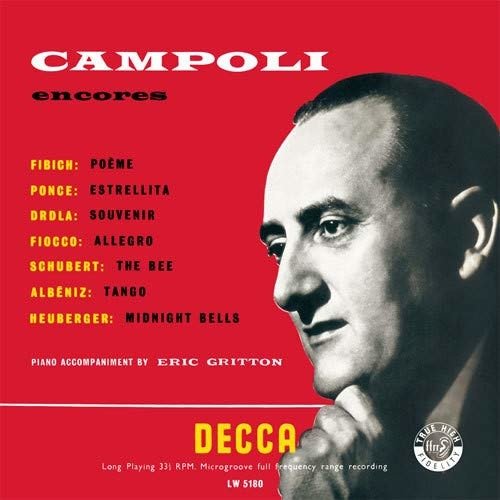 Cover for Alfredo Campoli · Encores Vol. 1 &amp; 2 (LP) (2019)