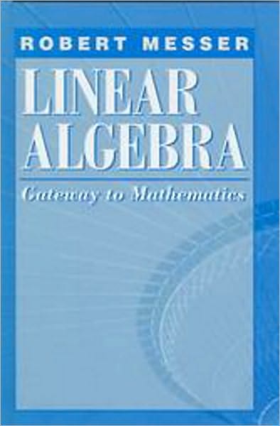 Linear Algebra - Messer - Books - Pearson Education (US) - 9780065017281 - January 23, 1997