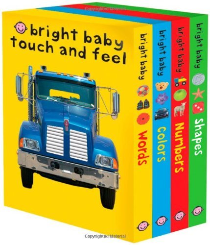 Bright Baby Touch & Feel Slipcase: Includes Words, Colors, Numbers, and Shapes - Bright Baby Touch and Feel - Roger Priddy - Książki - St. Martin's Publishing Group - 9780312504281 - 1 września 2008