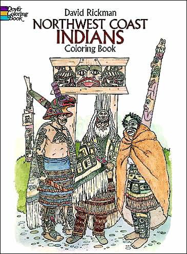 Cover for David Rickman · North-West Coast Indians - Dover History Coloring Book (MERCH) (2003)