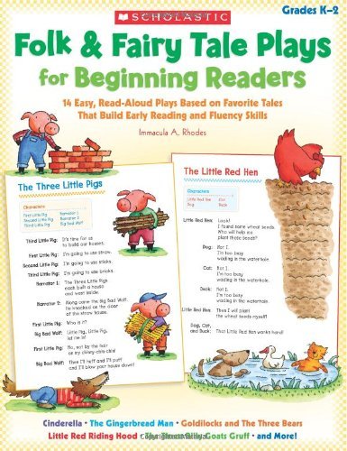 Cover for Immacula Rhodes · Folk &amp; Fairy Tale Plays for Beginning Readers: 14 Easy, Read-aloud Plays Based on Favorite Tales That Build Early Reading and Fluency Skills (Paperback Book) (2010)