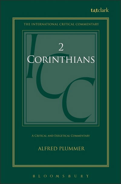 Cover for Alfred Plummer · 2 Corinthians - International Critical Commentary (Hardcover Book) (2000)