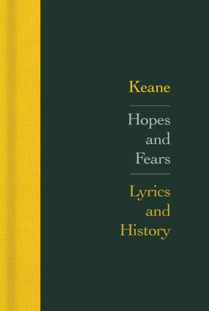 Cover for Hopes and Fears: Lyrics and History (Hardcover Book) (2024)