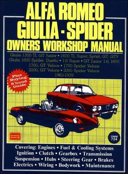 Alfa Romeo 1300, 1600, 1750, 2000 1962-78 Autobook: Easy to Use, Fully Illustrated, Comprehensive Guide to Repair and Maintenance - R M Clarke - Bøger - Autobooks Ltd - 9780851461281 - 1. april 1989