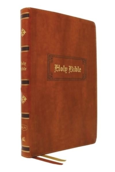 Cover for Thomas Nelson · KJV Holy Bible: Giant Print Thinline Bible, Tan Leathersoft, Red Letter, Comfort Print: King James Version (Vintage Series) (Leather Book) (2023)
