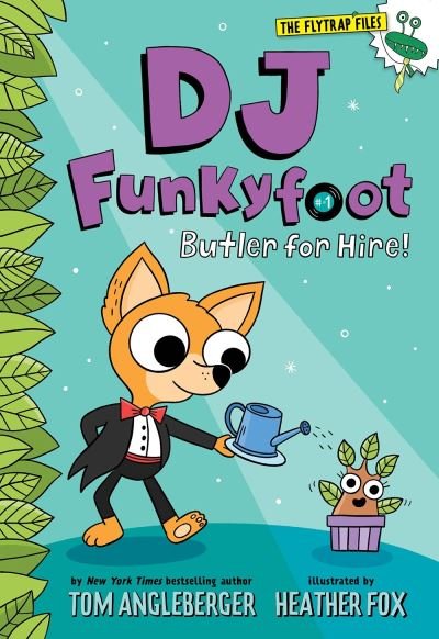 Cover for Tom Angleberger · DJ Funkyfoot: Butler for Hire! (DJ Funkyfoot #1) - The Flytrap Files (Hardcover Book) (2021)
