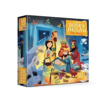 Usborne Book and Jigsaw The Nativity - Usborne Book and Jigsaw - Sam Smith - Books - Usborne Publishing Ltd - 9781474960281 - October 3, 2019