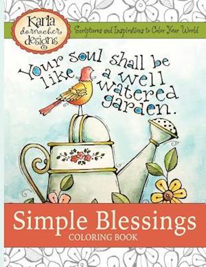 Cover for Karla Dornacher · Simple Blessings: Coloring Designs to Encourage Your Heart (Paperback Book) (2014)