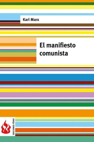Cover for Karl Marx · El manifiesto comunista (Paperback Bog) (2016)