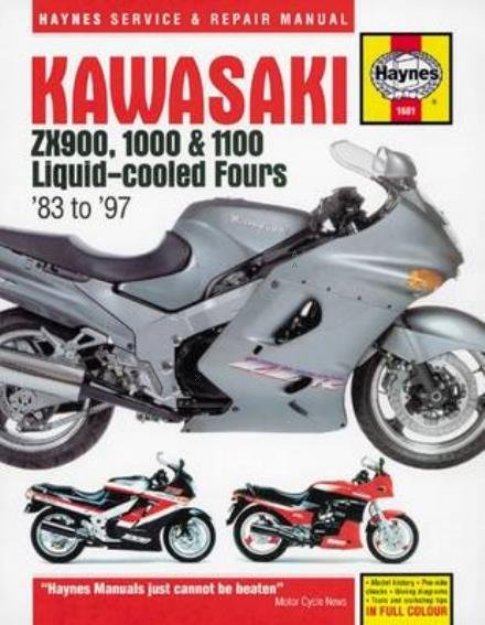 Cover for Haynes Publishing · Kawasaki ZX900, 1000 &amp; 1100 Liquid-Cooled Fours (Paperback Bog) (2016)