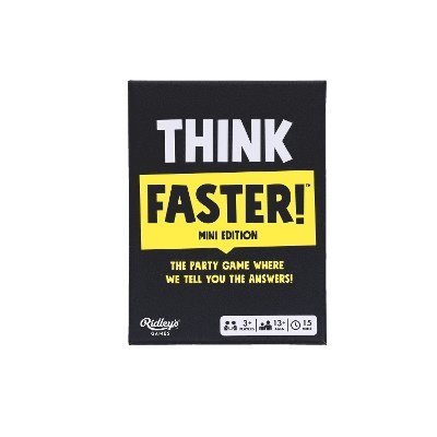 Cover for Ridley's Games · Think Faster!: The Party Game Where We Give You the Answers! (GAME) (2025)