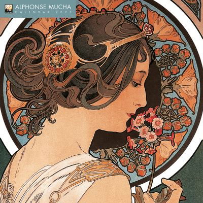 Cover for Alphonse Mucha Wall Calendar 2025 (Art Calendar) (Kalender) [New edition] (2024)