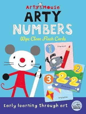 Arty Mouse Arty Numbers Wipe Clean Flash Cards - Arty Mouse Wipe Clean Flash Cards - Robyn Gale - Books - Gemini Books Group Ltd - 9781836160281 - March 27, 2025