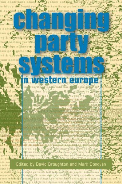 Cover for Mark Donovan · Changing Party Systems in Western Europe (Paperback Book) (1999)