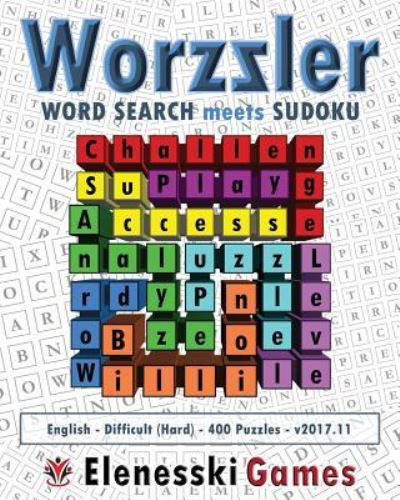 Cover for Elenesski Games · Worzzler (English, Difficult, 400 Puzzles) 2017.11 (Paperback Book) (2017)