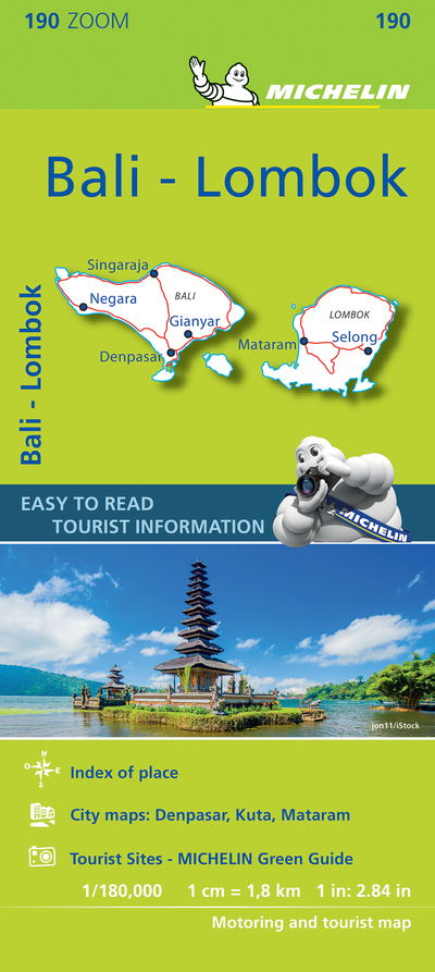 Bali-Lombok - Zoom Map 190: Map - Michelin - Libros - Michelin Editions des Voyages - 9782067235281 - 4 de enero de 2019
