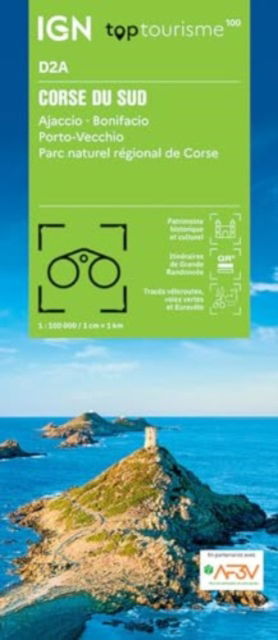 Corse-du-Sud - Ajaccio Bonifacio Porto-Vecchio - TOP 100 -  - Books - Institut Geographique National - 9782758553281 - March 25, 2024