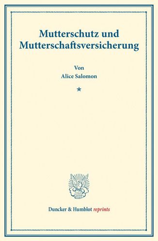 Cover for Salomon · Mutterschutz und Mutterschaftsv (Book) (2016)