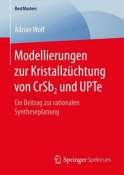 Modellierungen zur Kristallzüchtun - Wolf - Livros -  - 9783658166281 - 12 de janeiro de 2017