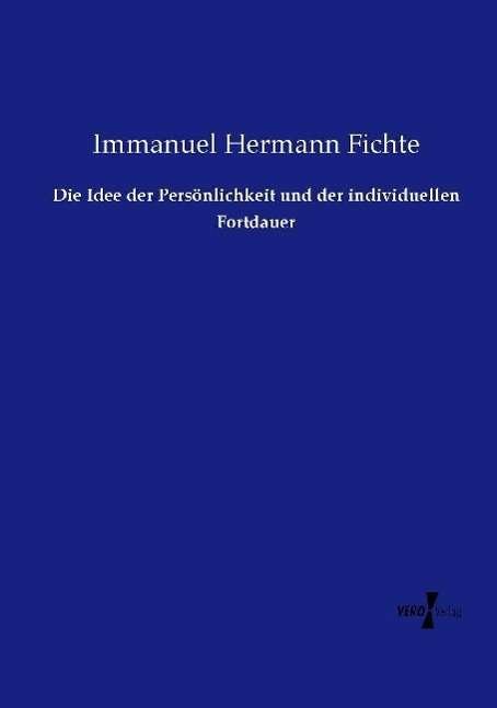 Cover for Fichte · Die Idee der Persönlichkeit und (Book) (2022)