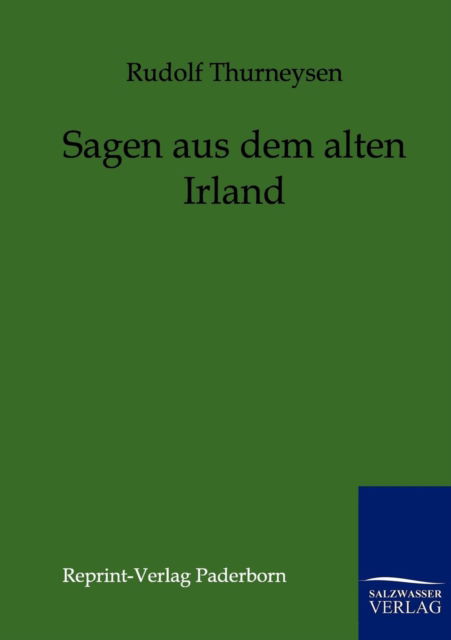 Sagen aus dem alten Irland - Rudolf Thurneysen - Książki - Salzwasser-Verlag Gmbh - 9783846000281 - 23 lipca 2011