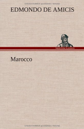 Cover for Edmondo De Amicis · Marocco (Hardcover Book) [German edition] (2012)