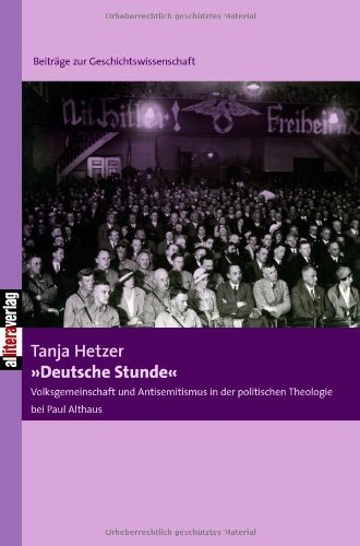 Cover for Tanja Hetzer · Deutsche Stunde (Paperback Book) [German edition] (2009)