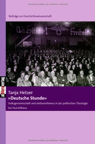 Deutsche Stunde - Tanja Hetzer - Books - Allitera Verlag - 9783865203281 - July 8, 2009