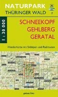 Cover for Verlag grünes Herz · Wanderkarte Schneekopf / Gehlberg / Gräfenroda 1:30 000 (Map) (2021)