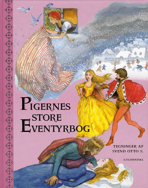 Cover for Svend Otto S. · Pigernes store eventyrbog (Bound Book) [1. Painos] [Indbundet] (2007)